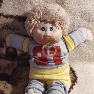 Original Cabbage Patch Boy Doll With Pacifier